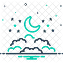 Noche Noche Nocturno Icono