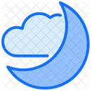 Noche Nube Luna Icon