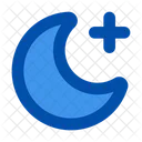 Noche Luna Clima Icon