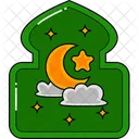 Ramadan Mubarak Luna Icône