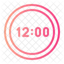 Nochevieja Hora Reloj Icono