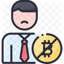 Nocoiner Coin Bitcoin Icon