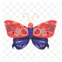 Nocturnal Butterfly in Steampunk Style  Icon