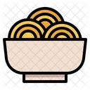Noddle Pasta Bowl Icon