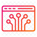 Node Connector Networking Icon