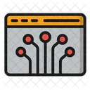 Node Connector Networking Icon