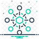 Node Network Structure Icon