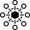 Node Network Structure Icon