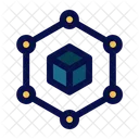 Nodes Blockchain Digital Icon