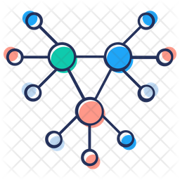 Nodes Network Icon Of Colored Outline Style Available In Svg Png Eps Ai Icon Fonts