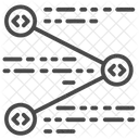 Nodo Flujo Logico Logica De Desarrollo Icon
