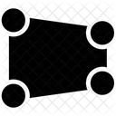 Objeto Trayectoria Curva Icono