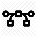 Nodo Punto De Anclaje Vector Icono