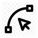 Nodo Cursor Punto De Anclaje Icono