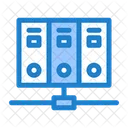 Nodo De Servidor Mainframe De Servidor Base De Datos Icono