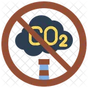 Noemission Carbon Ecology Icon