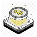 Noeud Bitcoin Crypto Icône