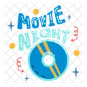 Noite de filme Ícone