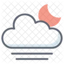 Clima De Nevoa Tempo Nebuloso Nuvem Nebulosa Ícone