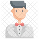 Noivo Homem Casamento Ícone