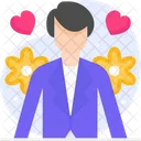 Noivo Casamento Amor Ícone