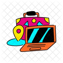 Nómada digital  Icono