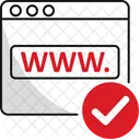 Nombre De Dominio Sitio Web URL Icono