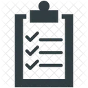 Compromisso Lista De Verificacao Feed Ícone