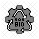 Non Biodegradable Waste Icon