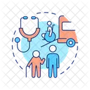 Non emergency medical transportation  Icon
