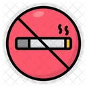 Ne Pas Fumer Pas De Cigarette Interdiction De Fumer Icône