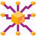 Non Fungible Token Nft Blockchain Icon