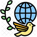 Non Governmental Organization Social Peace Icon