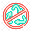 Non Biodegradable Waste Icon