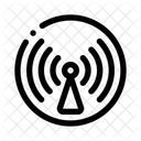 Non Ionizing Radiation Signaling Dangerous Icono