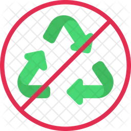 Non Recyclable  Icon