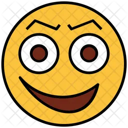 Non Serious Emoji Icon