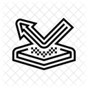 Non Sticky Surface Icon