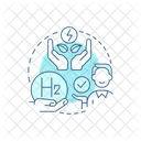 Hydrogen Green Energy Icon