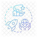 Nonprofit incubator  Icon