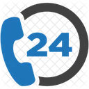 Durchgehend 24 24 H Symbol