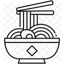 중국 설날 국수 중국 음식 아이콘