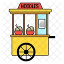 Noodles Cart Vendor Icon