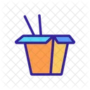 Takeout Chinese Box Icon