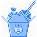 Noodles Box Sticks Icon