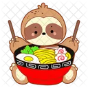 Noodles Eggs Ramen Icon