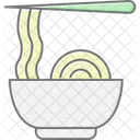 Noodles Lineal Color Icon Icon