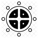 Nordic Sun Wheel Nordic Wheel Sun Cross Icon