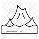 Nordische Bergkette  Symbol