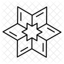 Nordisches Schneeflockensymbol  Symbol